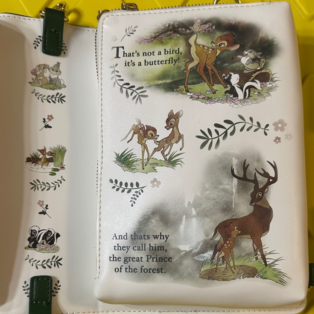 Disney Bambi Green and White Bag - Picture 3 of 10